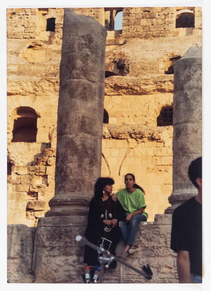 صورة من جولة فرقة صابرين في تونس، 1990
