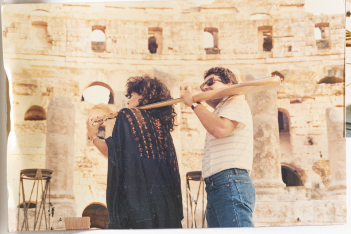 صورة من جولة فرقة صابرين في تونس، 1990
