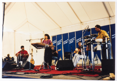 Sabreen Performing at the Smithsonian Folklife Festival
