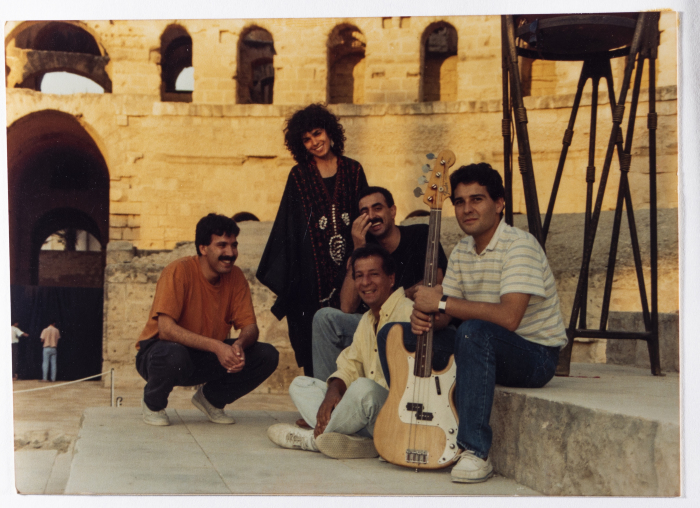 صورة من جولة فرقة صابرين في تونس، 1990
