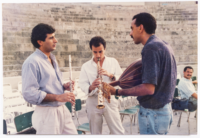 صورة من جولة فرقة صابرين في تونس، 1990
