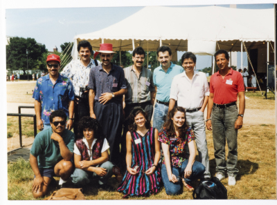 Sabreen Performing at the Smithsonian Folklife Festival
