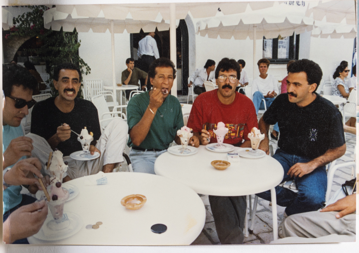 صورة من جولة فرقة صابرين في تونس، 1990
