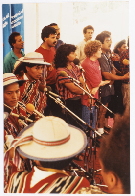 Sabreen Performing at the Smithsonian Folklife Festival
