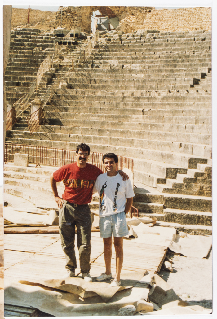 صورة من جولة فرقة صابرين في تونس، 1990
