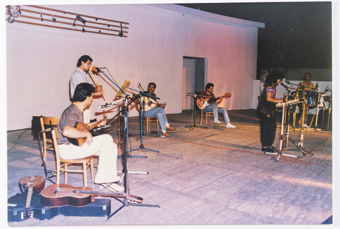 صورة من جولة فرقة صابرين في تونس، 1990
