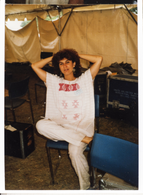 Sabreen Performing at the Smithsonian Folklife Festival
