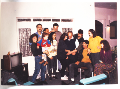 Sabreen Group Members at Issa Fraij's House, 1990