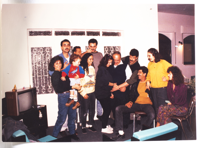 Sabreen Group Members at Issa Fraij's House, 1990