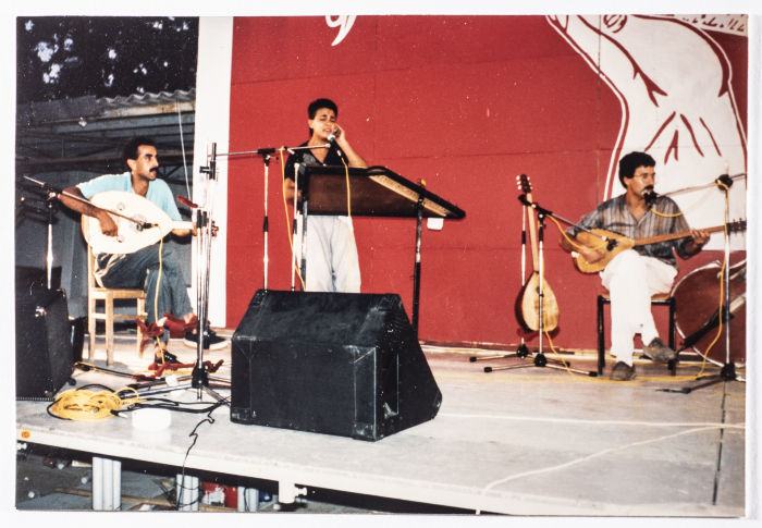 أحد عروض فرقة صابرين في مدينة الناصرة عام 1987