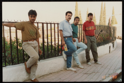 A Photograph of Some Members of Sabreen Group in Tunisia, 1993