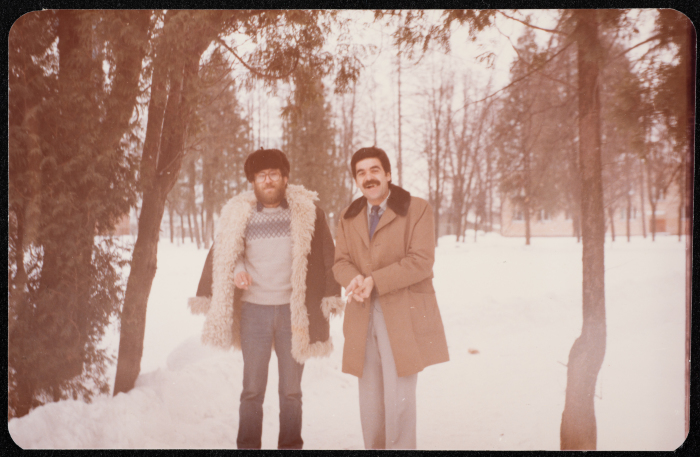 Mahmoud Khalifeh and One of his Friends 