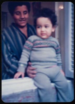 A Child and a Young Man from Nehaya Mohammad