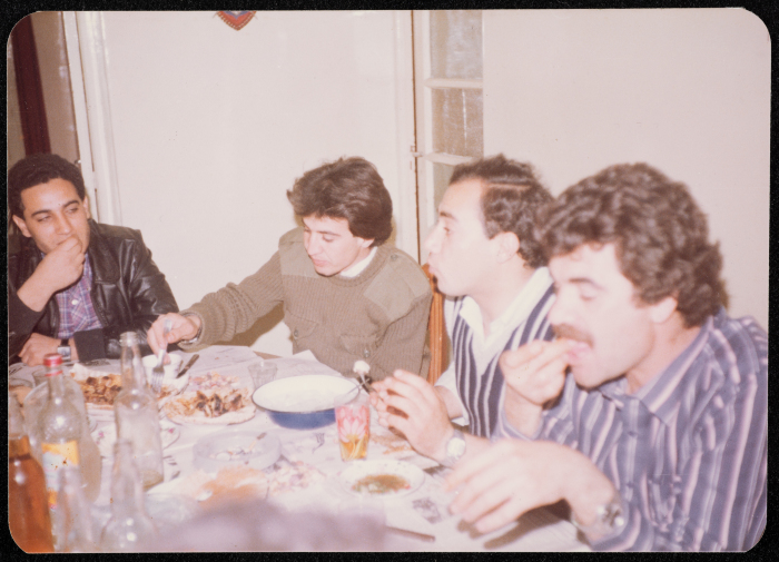 Mahmoud Khalifeh and a Group of his Friends 