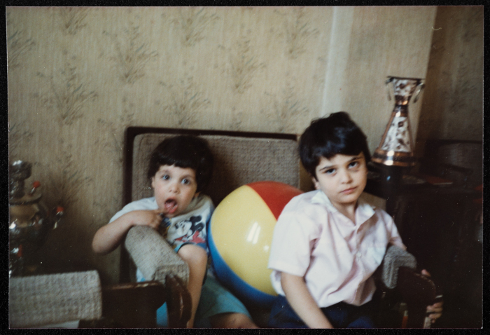 The Two Children Tala and Amjad Khalifeh 
