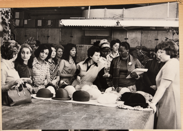 A Palestinian Delegation on a Visit to a 