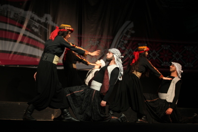 مشاركة فرقة الفنون الشعبية في مهرجان ليالي بيرزيت