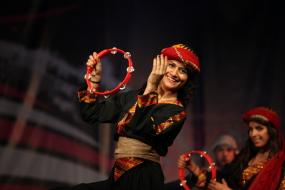 مشاركة فرقة الفنون الشعبية في مهرجان ليالي بيرزيت