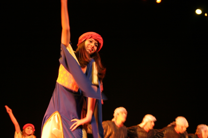 مشاركة فرقة الفنون الشعبية في مهرجان ايقاعات الخريف
