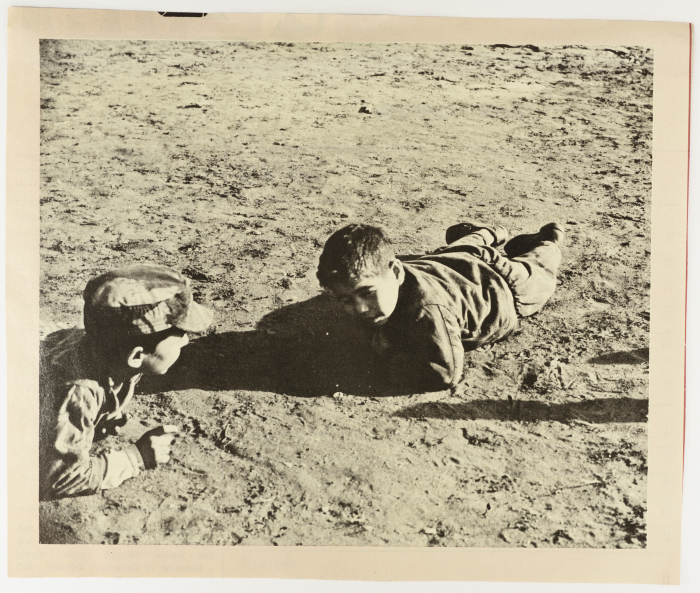 Two Children on the Beach of Rashidieh Camp, 1980- 1989
