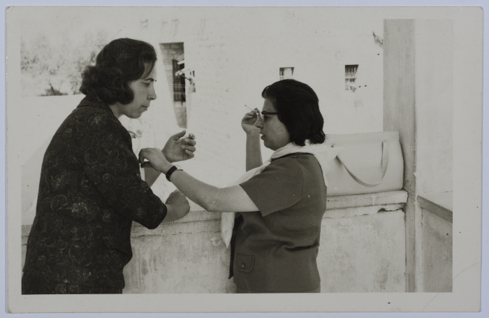 Mahira Dajani and Lamia Tbeileh, 1965