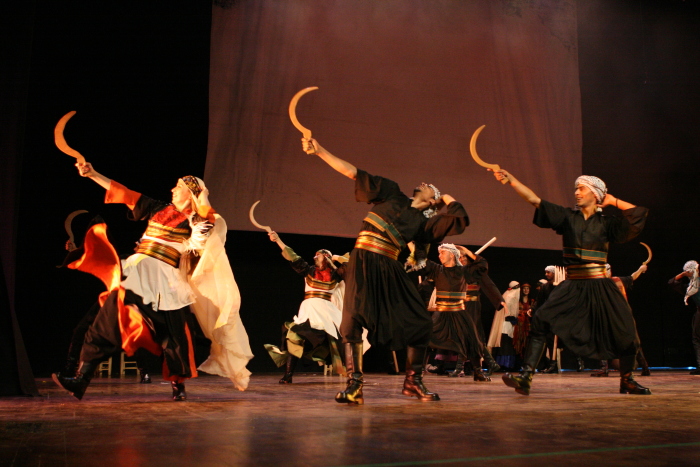 فرقة الفنون الشعبية عرض صور وذاكرة عام 2009