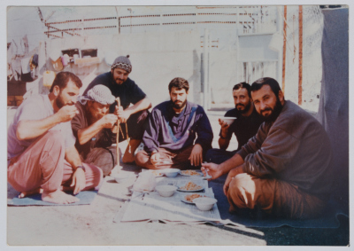 The Prisoner Omar al-Barghouthi and Other Prisoners, Magiddo Prison, 1995