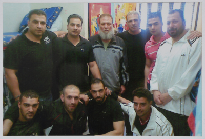 The Prisoner Omar al-Barghouthi and Two Other Prisoners, Ofer Prison, 2013