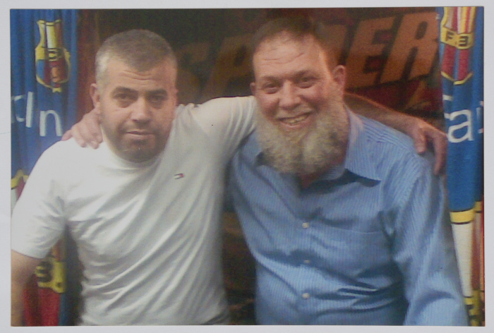 The Prisoner Omar al-Barghouthi and Another Prisoner, Ofer Prison, 2014