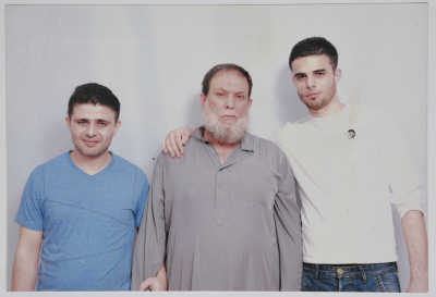 The Prisoner Omar al-Barghouthi and  Two Other Prisoners, Magiddo Prison, 2014  