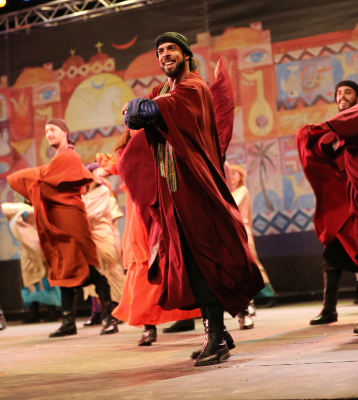 فرقة الفنون الشعبية عرض للحرية نرقص عام 2014
