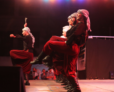 فرقة الفنون الشعبية عرض للحرية نرقص عام 2014
