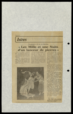 A Newspaper Clipping 