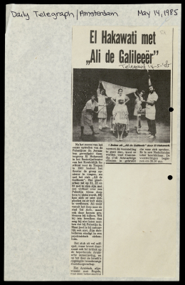 A Newspaper Clipping from The Daily Telegraph, 14 May 1985 