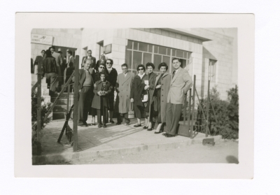 A Family Gathering at Qalandiya International Airport 
