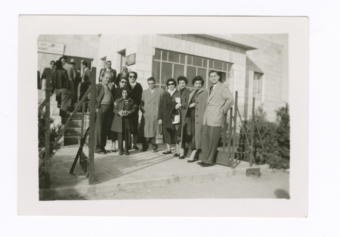 A Family Gathering at Qalandiya International Airport 
