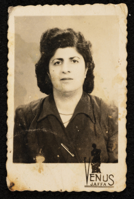 A Portrait of Elisabeth Hanna Naṣer,  Founder of Rawdat el-Zuhur in Jerusalem 