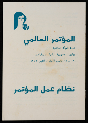 The World Conference of the International Women's Year, Policies and Procedures