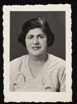 A Portrait of Elisabeth Hanna Naṣer,  Founder of Rawdat el-Zuhur in Jerusalem 