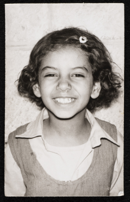 A Pupil Portrait of Hanan al-Khatib, Rawdat el-Zuhur in Jerusalem 