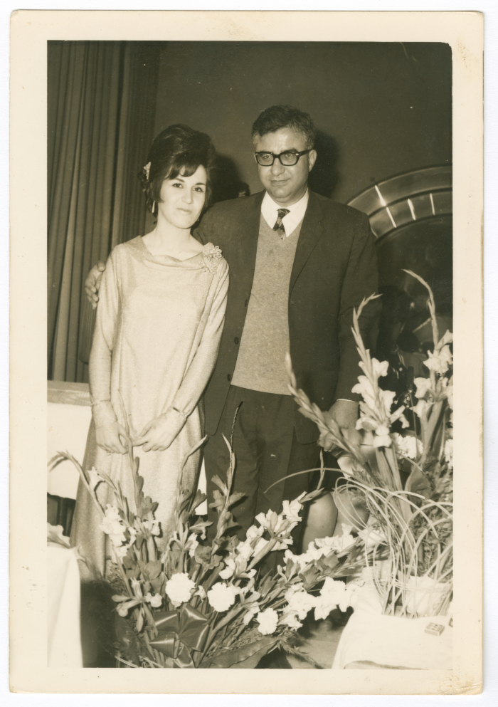 Bassam Nayef abu Ghazaleh with His Wife 