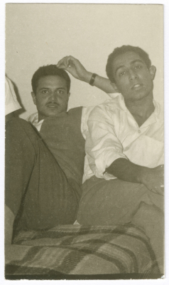 Waʾel abu Ghazaleh with a Friend 