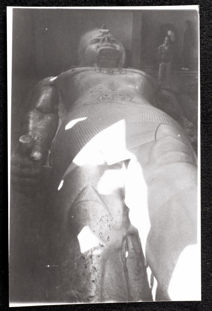 A Photograph of Ramesses' Statue 