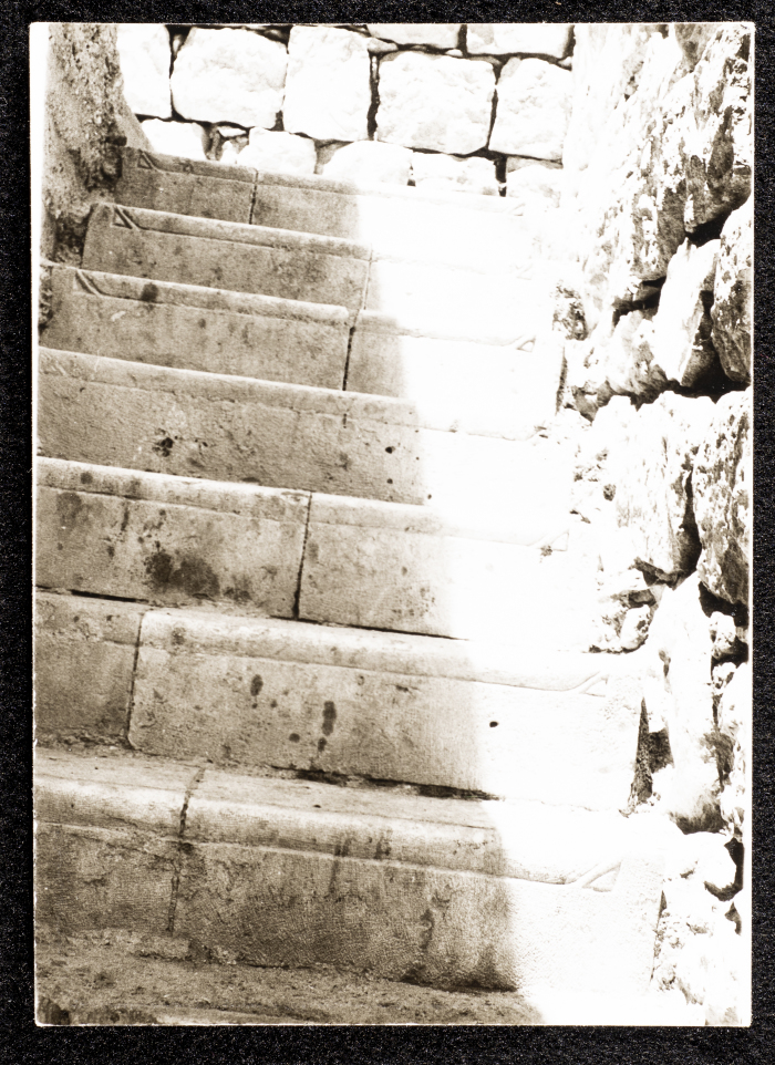 A Photograph Shows the Details of Stairs-Building