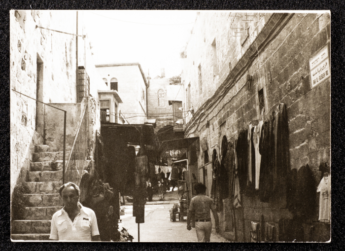 The Lions' Gate Street in the Old City of Jerusalem 