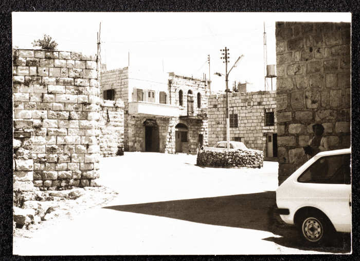 Old Houses and the Midtown Roundabout in Jifna