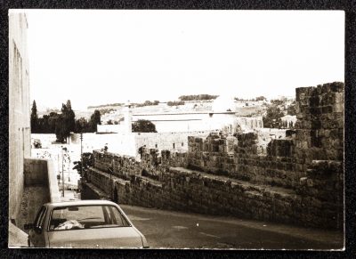 A Glimpse of the Dome of the Rock