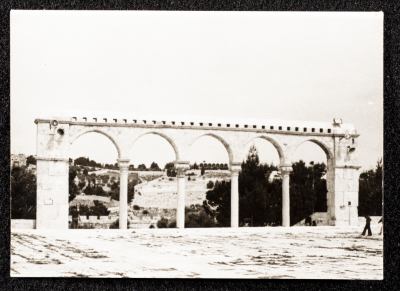 Arches of the Stairs in al-Aqsa Mosque Squares 