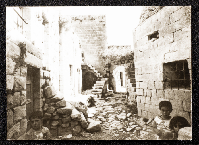 A Street Amidst Old Houses in Yatta, Hebron 