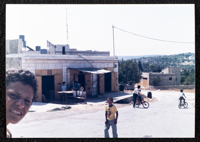 A Photograph of Ṣaleh al-Barghuthy's Mansion in Deir Ghassaneh Village
